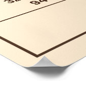 キッチン換算チャート ポスター (角)