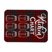 キッチン換算測定表 マグネット (横)