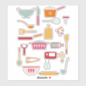 キッチン料理器具 シール (シート)