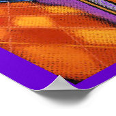 キッチン料理抽象芸術 ポスター (角)