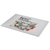 キッチン格言私たちは思い出をカウントではなくカロリー カッティングボード (角)