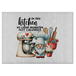 キッチン格言私たちは思い出をカウントではなくカロリー カッティングボード