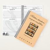 キッチン案内レシピ書 ノートブック (内側)