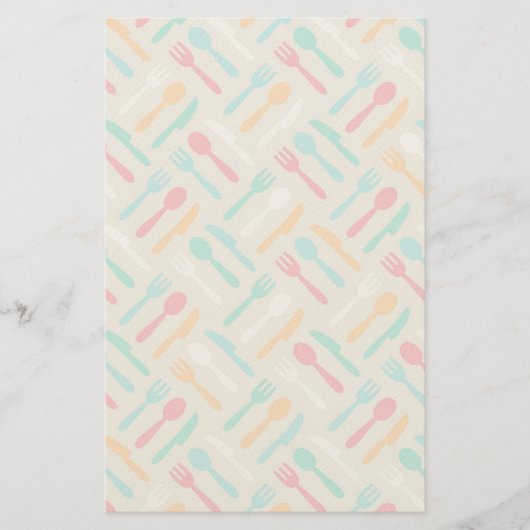 キッチン模様3 便箋 (正面)