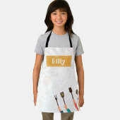 キッチン物オレンジエプロン エプロン (インサイチュ)