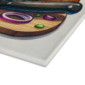 キッチン犯罪現場の野菜の細切り カッティングボード (角)