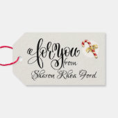 キッチン独占的ギフトラベルからのマッチング ギフトタグ (裏面横)