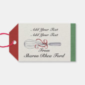 キッチン独占的ギフトラベルからのマッチング ギフトタグ (裏面横)