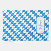 キッチン用のババリアブルー キッチンタオル (横)
