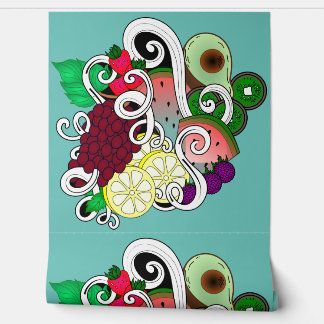 キッチン用の果物 壁紙