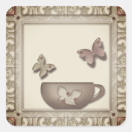 キッチン用タイル。 スクエアシール (正面)