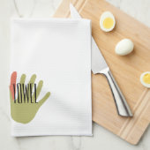 キッチン用ハンドタオル キッチンタオル (四つ折り)