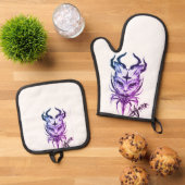 キッチン用パパハンドル 鍋つかみ&鍋敷きセット (トップダウン)