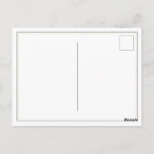 キッチン用メイド猫はがき ポストカード (裏面)