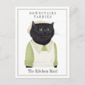 キッチン用メイド猫はがき ポストカード (正面)