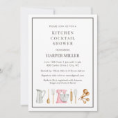 キッチン用品 ブライダルシャワー 招待状 (正面)