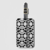 キッチン白黒 ラゲッジタグ (正面縦)