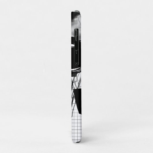 キッチン白黒 Case-Mate iPhoneケース (裏面/左)