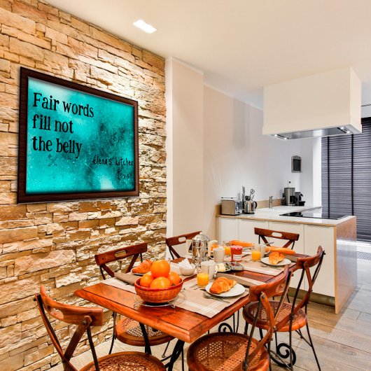 キッチン皮肉なポスターをモチベーションに合わせた言葉遣い ポスター