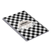 キッチン素朴ファミリーレシピクックブック ノートブック (右側)