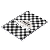 キッチン素朴ファミリーレシピクックブック ノートブック (左側)