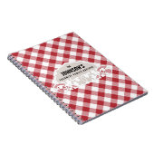 キッチン素朴ファミリーレシピクックブック ノートブック (右側)