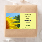 キッチン缶詰の瓶から愛で自家製 ラベル (インサイチュ)