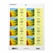 キッチン缶詰の瓶から愛で自家製 ラベル (フルシート)