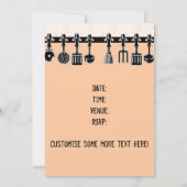 キッチン茶会への招待 招待状 (裏面)