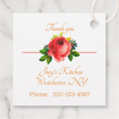 キッチン製品のラベル フェイバータグ (裏面)