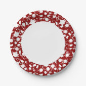 キッチン要素のパターン ペーパープレート (正面)