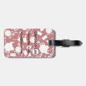 キッチン要素のパターン ラゲッジタグ (裏面横)