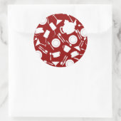 キッチン要素パターン ラウンドシール (バッグ)