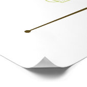 キッチン計測変換グラフポスター20"x24 ポスター (角)