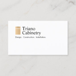 キッチン設備と大工の改修 名刺