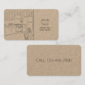 キッチン設備 名刺 (正面/裏面)