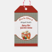 キッチン調理サルサギフトラベル ギフトタグ (正面)