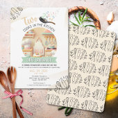 キッチン調理師2nd誕生日招待状 招待状