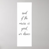 キッチン踊り標識2 ポスター (正面)