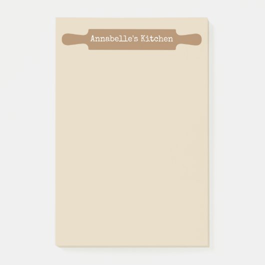 キッチン転がズピンの個人用設定 ポストイット (正面)