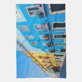 キッチン鮮やかタオルリスボン，ポルトガル通り キッチンタオル (縦)