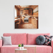 キッチン2 キャンバスプリント (インサイチュ (リビング))