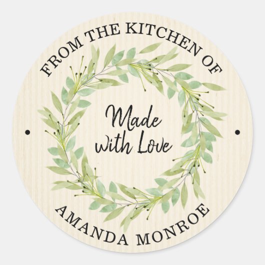 キッチン・オブ・リース ラウンドシール (正面)