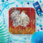 キッチン・コック 9インチ 角型 紙皿 セット (パーティー)