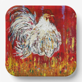 キッチン・コック 9インチ 角型 紙皿 セット