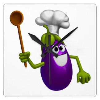 キッチン スクエア壁時計