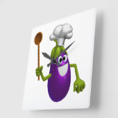 キッチン スクエア壁時計 (傾斜)