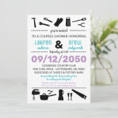 キッチン＆ツール ウェディング カップルシャワー 招待状 (スタンド正面)