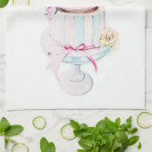 キッチン ティータイム ティータオル キッチンタオル (折り畳み)