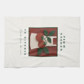 キッチン テーブルクロス 野菜の庭の新鮮な緑茶 キッチンタオル (横)